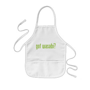 ワサ得ビ? 子供用エプロン