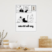 ワザと歩遠くにく ポスター (キッチン)