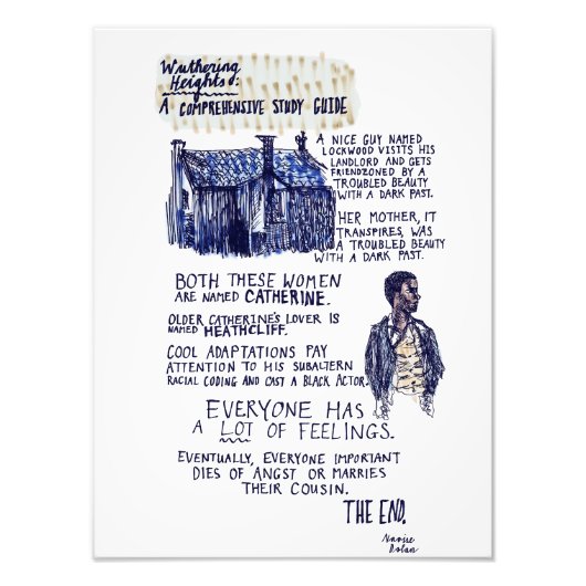 ワザリングハイツ フォトプリント            (正面)