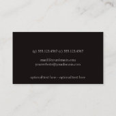 ワシおよびスクロール名刺 名刺 (裏面)