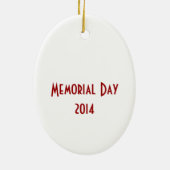 ワシおよび米国旗のTatooのイラストレーションのスタイル セラミックオーナメント (裏面)