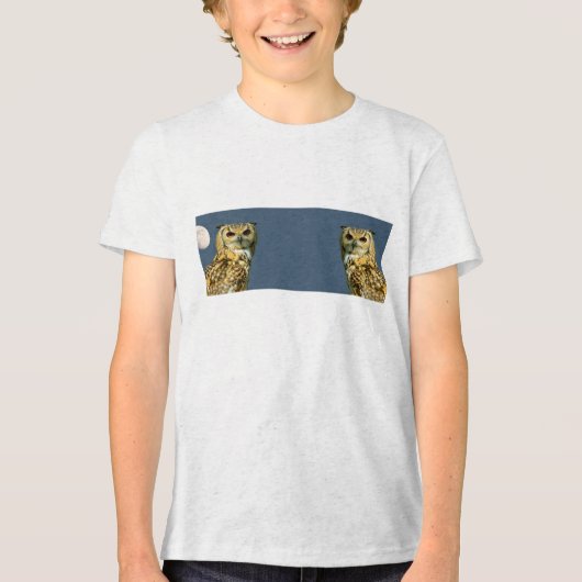 ワシが二羽Tシャツ トライブレンドＴシャツ (正面)