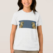ワシが二羽Tシャツ トライブレンドＴシャツ (正面)