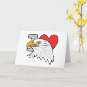 ワシが大好き カード (黄色い花)