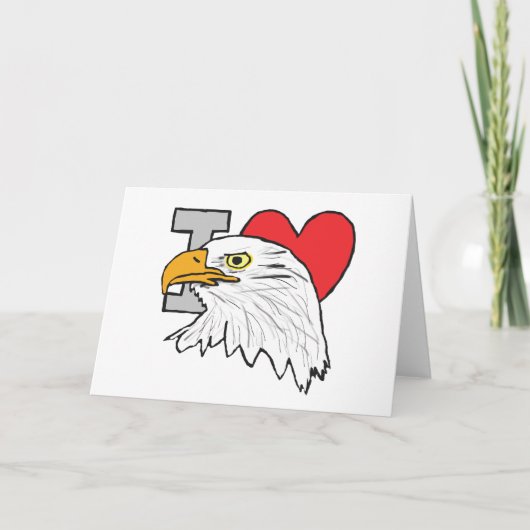 ワシが大好き カード (正面)