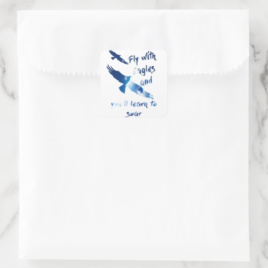 ワシで飛ぶ スクエアシール (バッグ)