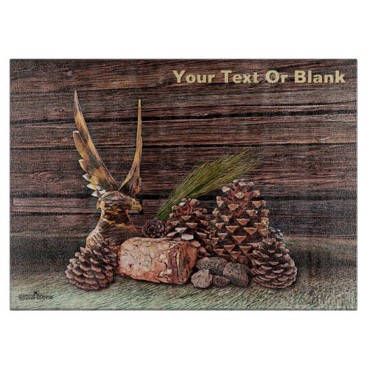 ワシとの静物生活 カッティングボード (正面)