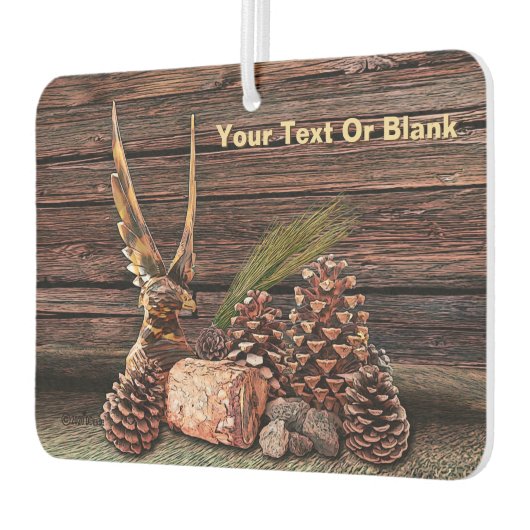 ワシとの静物生活 カーエアーフレッシュナー (左)