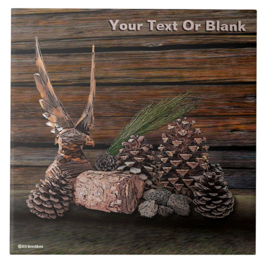 ワシとの静物生活 タイル (正面)