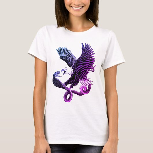 ワシとヘビ Tシャツ (正面)