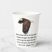 ワシのような羽 紙コップ (裏面)