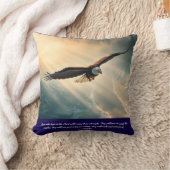 ワシのように羽を上げて舞い上がる | クッション (ブランケット)