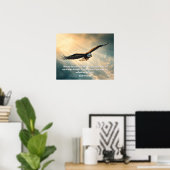 ワシのように羽を上げて舞い上がる | ポスター (ホームオフィス)