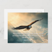 ワシのように羽を上げて舞い上がる | ポストカード (正面/裏面)