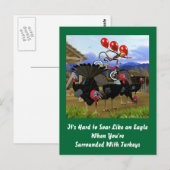 ワシのように舞い上がる ポストカード (正面/裏面)