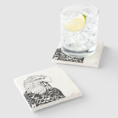 ワシのコースター ストーンコースター (横)