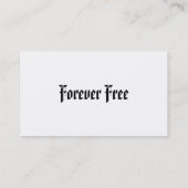 ワシのシルエット、名刺 名刺 (裏面)