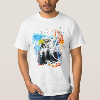 ワシのデザインfractalius tシャツ