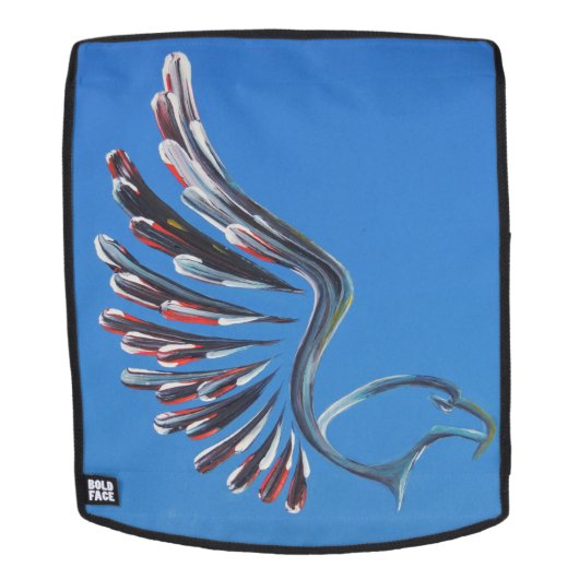 ワシのバックパックの顔 バックパック (取り外し可フェース)