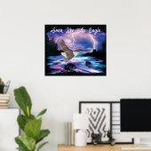 ワシのポスターのように舞い上がる ポスター (ホームオフィス)