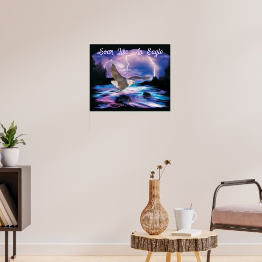 ワシのポスターのように舞い上がる ポスター (リビング3)