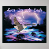 ワシのポスターのように舞い上がる ポスター (正面)