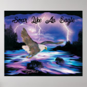 ワシのポスターのように舞い上がる ポスター (正面)