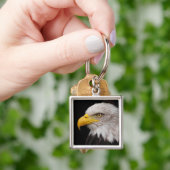 ワシのポートレート キーホルダー (手)