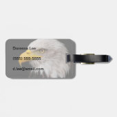 ワシのポートレート ラゲッジタグ (裏面横)