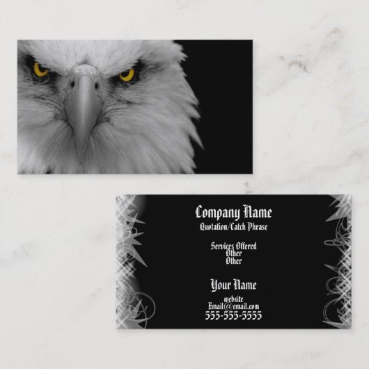 ワシの名刺 名刺 (正面/裏面)