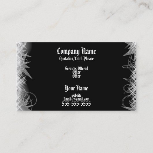 ワシの名刺 名刺 (裏面)