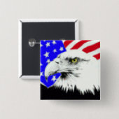 ワシの旗 缶バッジ (正面&裏面)