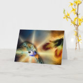 ワシの歌 カード (黄色い花)
