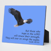 ワシの歯垢のように羽に フォトプラーク (側面)