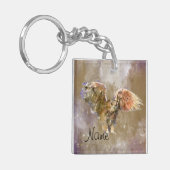 ワシの水色 キーホルダー (正面左)