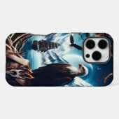 ワシの海の見張り iPhoneケース (裏面横)