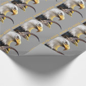ワシの爪のギフトおよび服装に名誉を与えて下さい ラッピングペーパー (角)