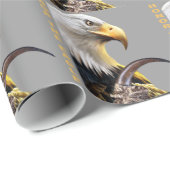 ワシの爪のギフトおよび服装に名誉を与えて下さい ラッピングペーパー (ロールコーナー)