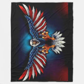 ワシの爪 フリースブランケット (正面)