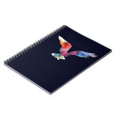 ワシの精神動物の鳥。 トーテム。 水彩画の芸術 ノートブック (左側)