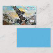 「ワシの羽のように舞い上がる」 名刺 (正面/裏面)