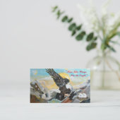 「ワシの羽のように舞い上がる」 名刺 (スタンド正面)