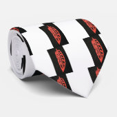 ワシの羽のデザイン ネクタイ (ロール)