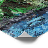 ワシの翼に舞う – ハゲ絵画ワシ ポスター (角)