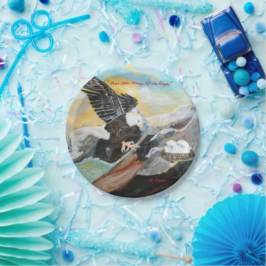 「ワシの翼のように舞い上がる」紙プレート ペーパープレート (パーティー)