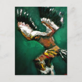 ワシの踊り ポストカード (正面)