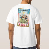 ワシの防御の自由のメンズTシャツ Tシャツ (裏面)