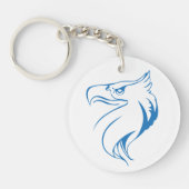 ワシの頭 キーホルダー (正面)