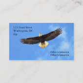 ワシの飛行 名刺 (裏面)