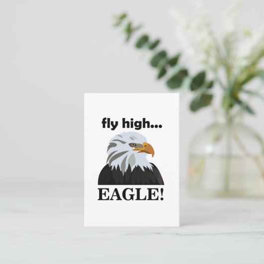 ワシはげ鷲ハイイーグル 名刺 (スタンド正面)